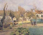 Kitchen Garden at L-Hermitage,Pontoise Camille Pissarro